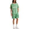 adidas Men's Logo Pinstripe Jersey Green IR9381