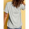 Women'S Casual Round-Neck T-Shirt with Stylish Letter Print for Spring and Summer