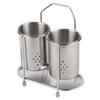 WallMounted 304 Stainless Steel Chopsticks Spoon Storage Drain Rack Basket Kitchen Utensils