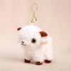 Soft Plush Sheep Keychain Lovely Appearance 3D Mini Animal Key Ring Holder Cute Bag Charm Car Pendant for Stocking Stuffers