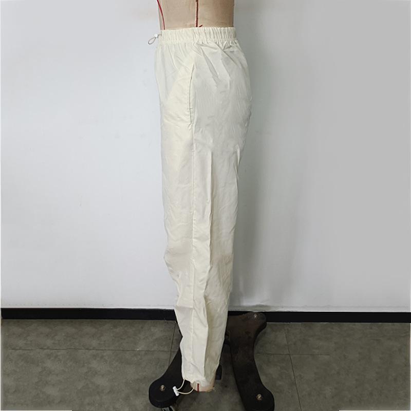 Damskie wiosenne elastyczne spodnie do dojazdów, codzienne, slim-fit z wysokim stanem