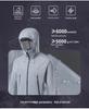 Unisex Outdoor Waterproof Windproof Jacket - Lightweight Hard Shell, Long Sleeve Mountaineering Outerwear