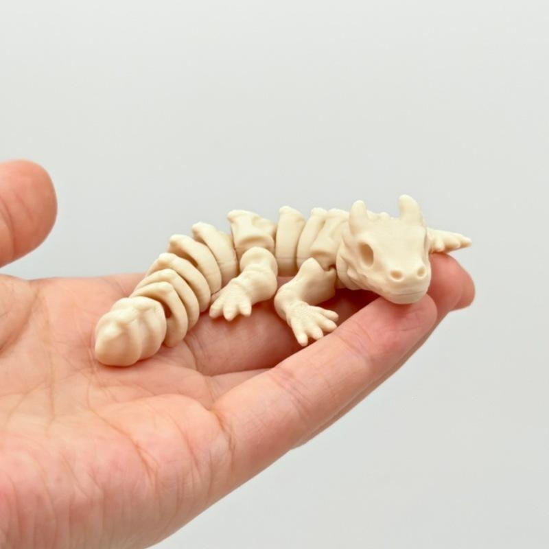 3D Printed Articulated Shark Skeleton Display Model Full Swingable Joints Marine Life Art Piece for Office Desk Decoration
