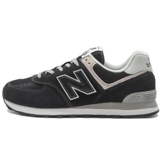 New Balance 574 Core Pack - Schwarz Grau Unisex Sneaker Weiß ML574EVB