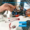 ESC Brush Electronic Motor Speed Controller Multi-Color Mini Brushed Electric Speed Controller Universal for RC Car Model