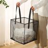 Grid Laundry Hamper Large Multi-functional Laundry Basket for Bathroom Storage Foldable Laundry Basket for Holding Clothes