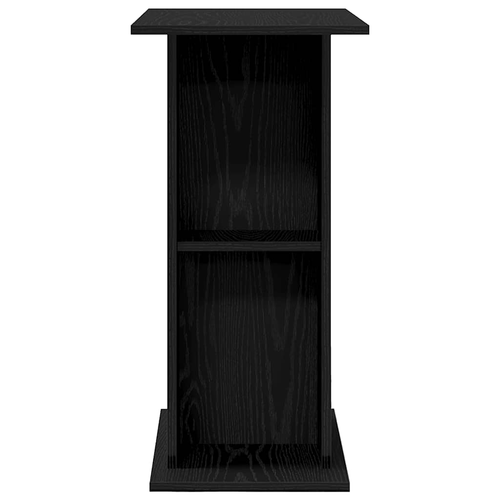 vidaXL Aquariumständer Schwarze Eiche 75 x 36 x 72,5 cm Holzwerkstoff
