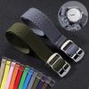 Geflochtenes Nylon-Uhrenarmband für Perlon-Uhrenarmband 14mm 16mm 18mm 20mm 22mm Armband Damen Herren Sportband Universelles Stoffarmband