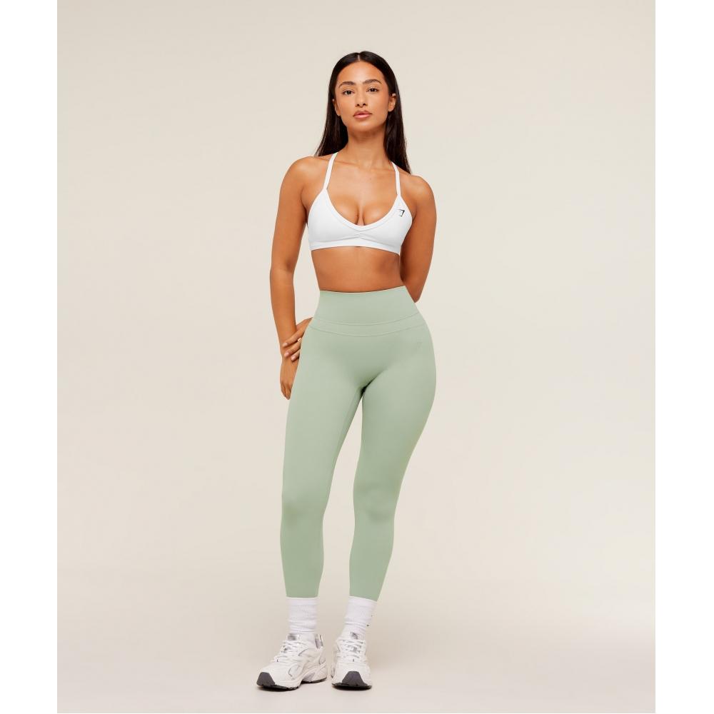 Gymshark Whitney Short Leggings Haze Green B6b6m Edc3