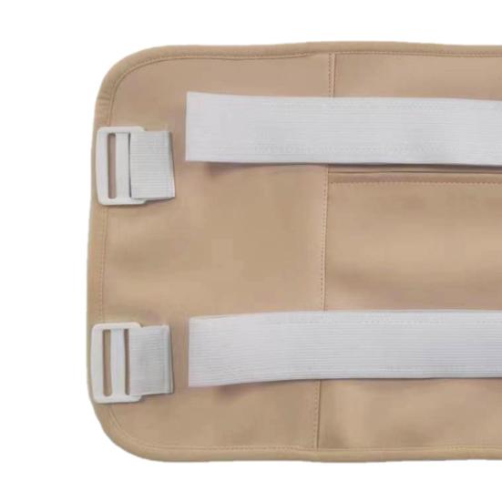 Ölpackung mit verstellbarem Gummiband, Reißverschlusstasche, auslaufsicher, ölabweisend, entspannende Baumwolle, wiederverwendbar, Bio-Ölpackung für Unisex