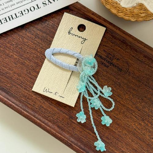 Korean Beaded Tassel Flower Hairpin Pearl BB Clip Bangs Side Clip Hairpin Hair Clip Kids Headwear Sweet Girl Hair Accessories