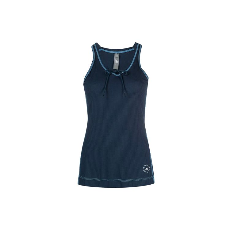 

Adidas Asmc Ri Tank Logo тренировочный спортивный жилет женский топ темно-синий GL7576 XS