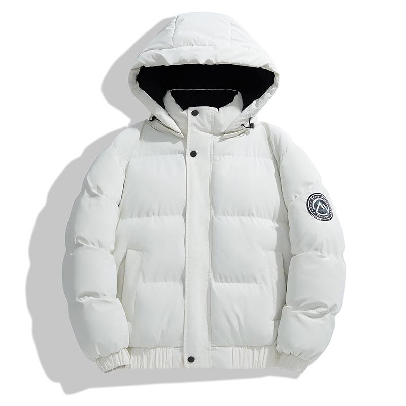 

Зимняя мужская куртка с капюшоном в американском уличном стиле с хлопковой подкладкой, модная и универсальная куртка-пуховик, студенческая куртка XL