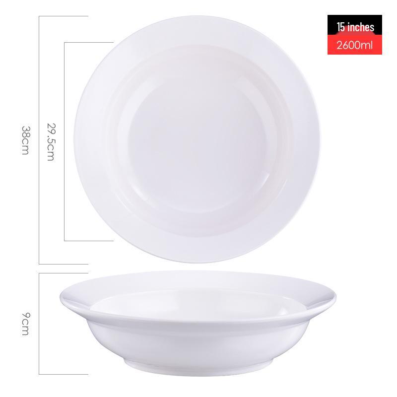 Large Ceramic Bowl for Soup, Noodles, Boiled Fish, Pickled Fish, and Dough Mixing - Mao Xuewang Commercial Use