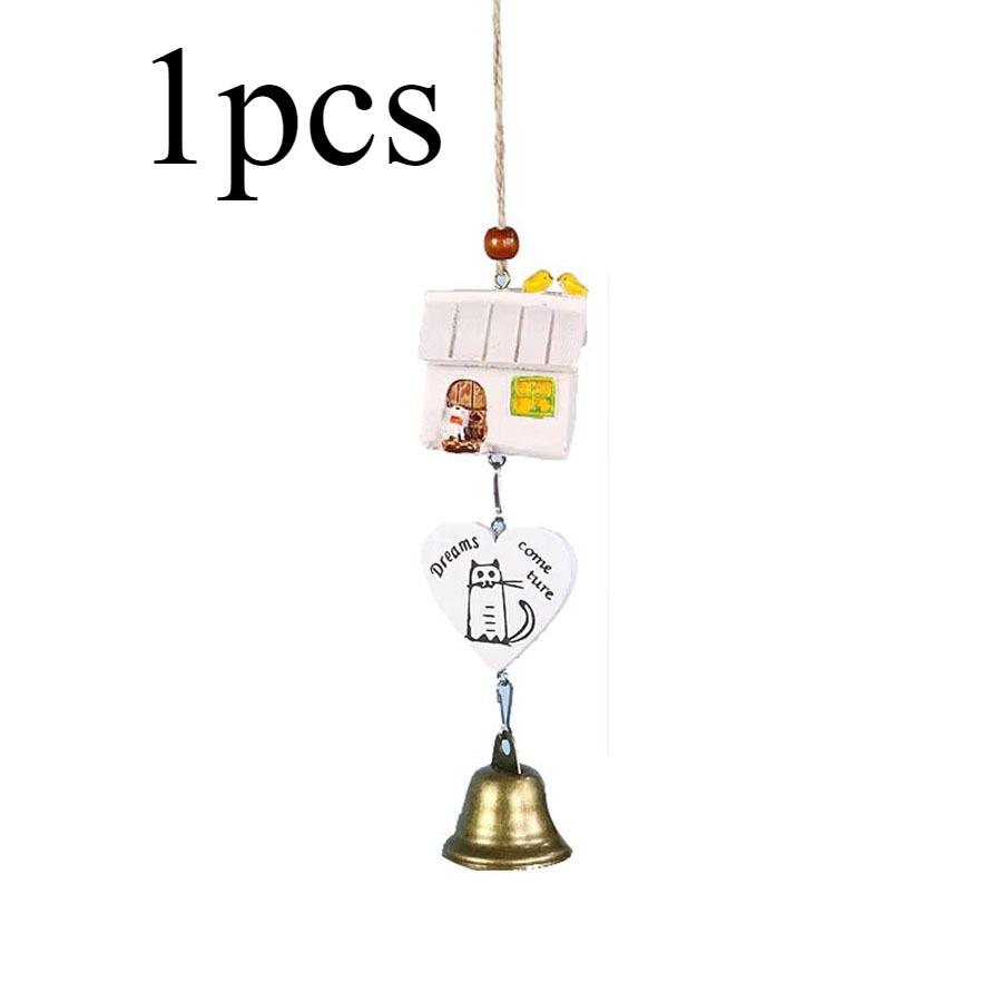 

Chinchillas wind chimes hanging ornaments Small bells Birthday girl gift Bedroom room decoration Ceramic pendant ornaments