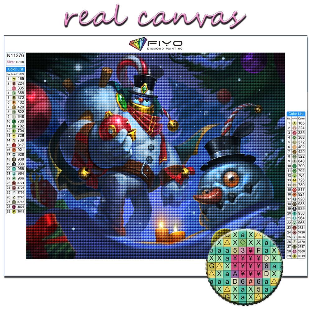 5D DIY Diamond Embroidery Christmas Tree Santa Snowman Diamond Painting Mosaic Home Decoration