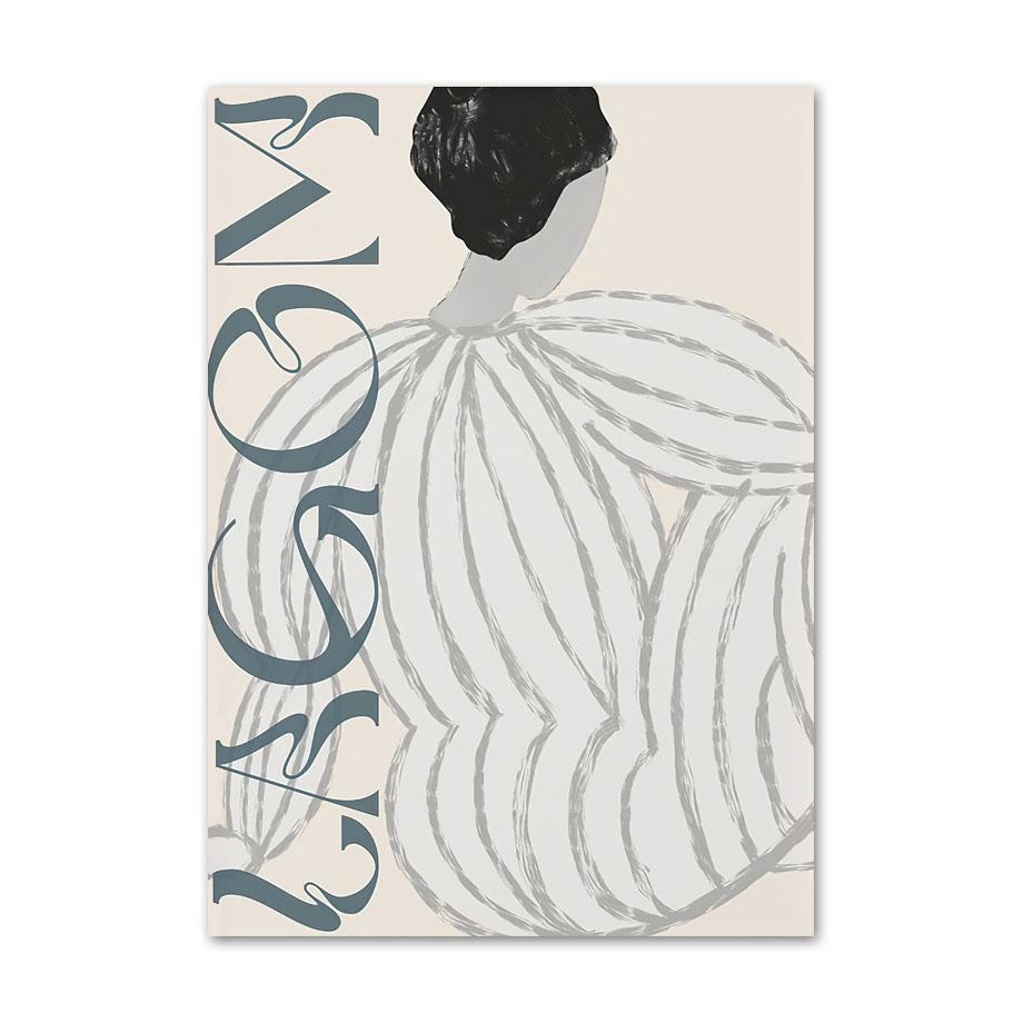 Monet Van Gogh Margherita Donna Foglie Verdi Arte da Parete Pittura su Tela Poster e Stampe Nordici Immagini da Parete per Decorazione Soggiorno