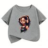 Trendy 2026 Hip Hop Girl  TShirt Printed T Shirt Girls Summer Clothes Short Sleeve Tops TShirts Cute Girls Clothing