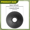 4 Pieces Hiking Poles Basket Replacement Part,Snow and Mud Baskets,Walking Sticks Tip