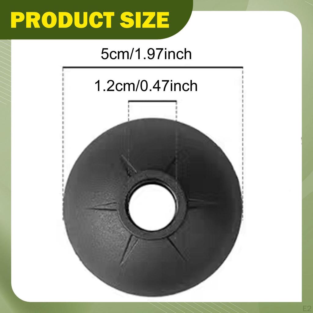 4 Pieces Hiking Poles Basket Replacement Part,Snow and Mud Baskets,Walking Sticks Tip