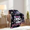 1pc Kuromi Cute Cartoon Character Home Decor Blanket - Seasonal Universal Comfortable Washable Gift for All Ages, Perfect for All Family, Av