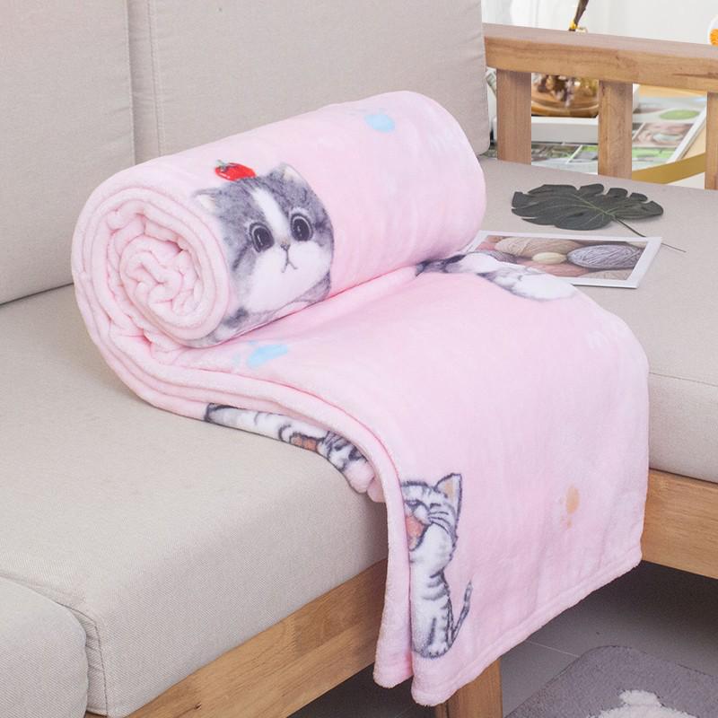 Pătură canapea pisică personalizată: Flanel gros cu imprimeu digital
