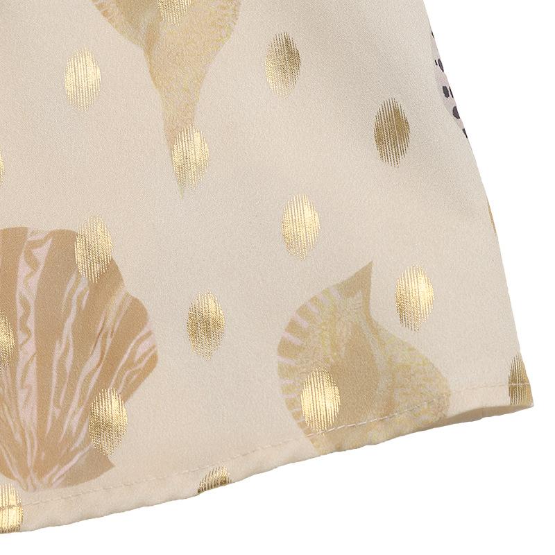 Autumn and Winter Fashion Casual Women's Loose Women's Lapel Printed Shirt