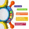 Kids Boy Girl Electric Drum Kit,Musical Instruments Learning Toys with 2 Drum Sticks Adjustable Microphone Birthday for Boys&Gir