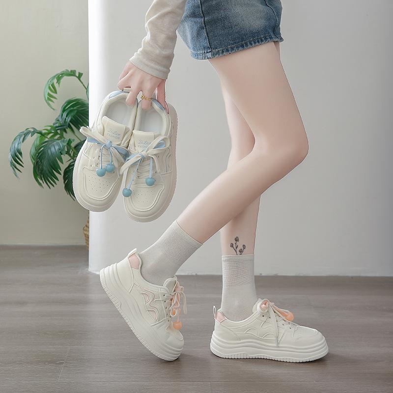 Summer Women's Shoes Little White Shoes Women's Skirt 2025 New Popular Mesh Shoes Breathable Mesh Casual Shoes Sports Shoes