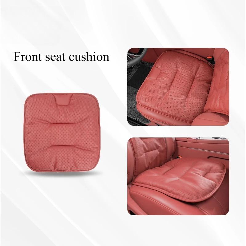 Nappi Leather Universal Premium Car Seat Cushion Breathable All-Season Comfort New Car Seat Covers Seat Accessories
