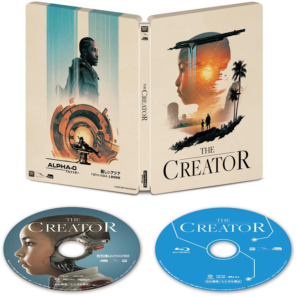 The Creator 4K UHD Steelbook ULTRA HD 3 Original A3 Visual [4K + Blu-ray] (Includes Sheets) [Blu-ray]