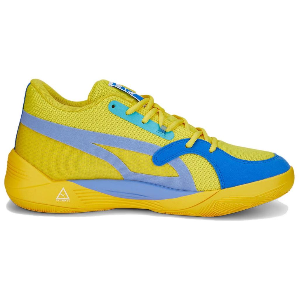 Puma TRC Blaze Court Vibrant Yellow Unisex Sneakers Elektro-Purple 376582-19
