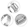 60PCS304 Stainless Steel American Throat Hoop Pipe Clamp Set 6mm-38mm Clamp Hoop Box