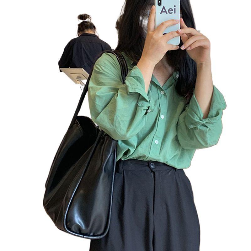 Korean Retro Women's Large Capacity Versatile Shoulder Handbag