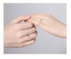 S925 Silver Couple Rings for Men & Women: Japanese & Korean Style Love Heart Matching Rings, Perfect for Proposals and Romantic Gifts.