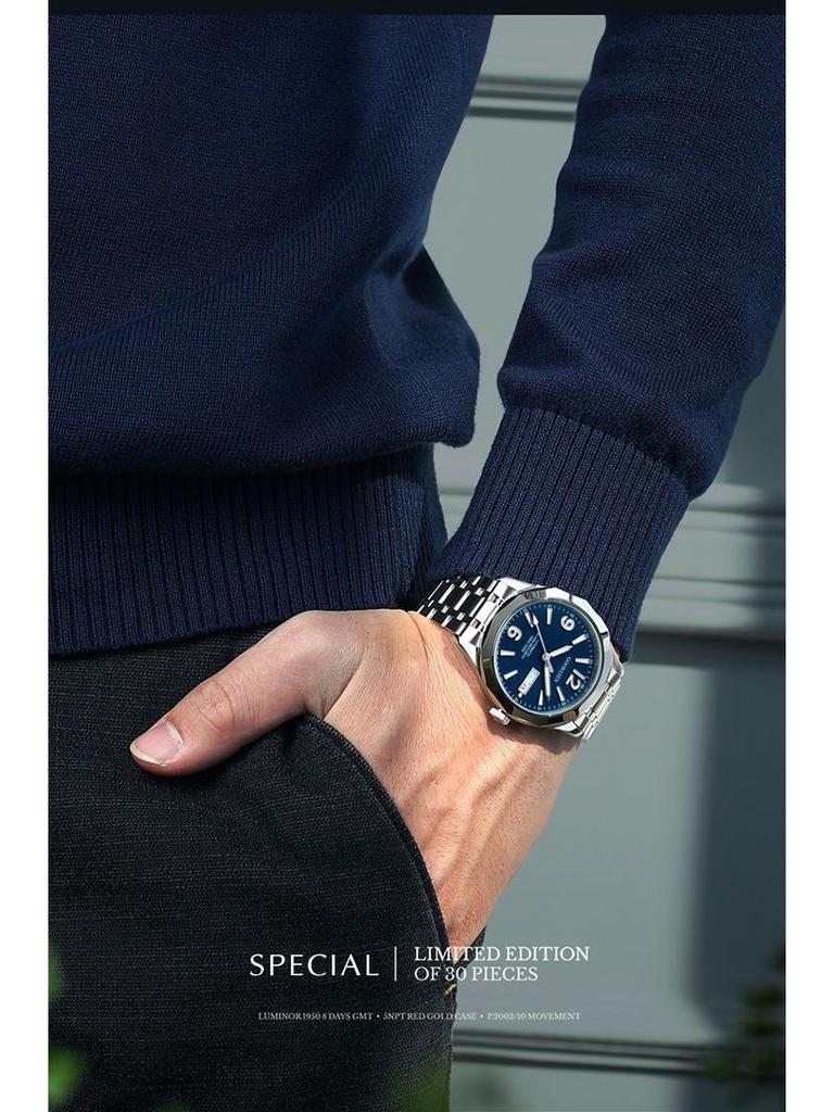 Gubaisen Men's Waterproof Quartz Watch with Calendar Feature