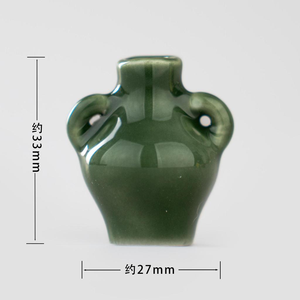 Cute Mini Ceramic Vase Fridge Magnet DIY Finger Flower Arrangement Decor Creative Refrigerator Sticker Ornament