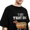 Lustiges Dackel Meme Hot Dog Wiener Männer Frauen T-Shirt Ich habe diesen Hund in mir Neuheits-Tees T-Shirts Baumwolle Geschenkidee Kleidung