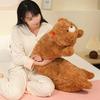 Brown Bear Plush Toy & Hugging Pillow for Girls - Elephant & Long-Eared Rabbit Options Available