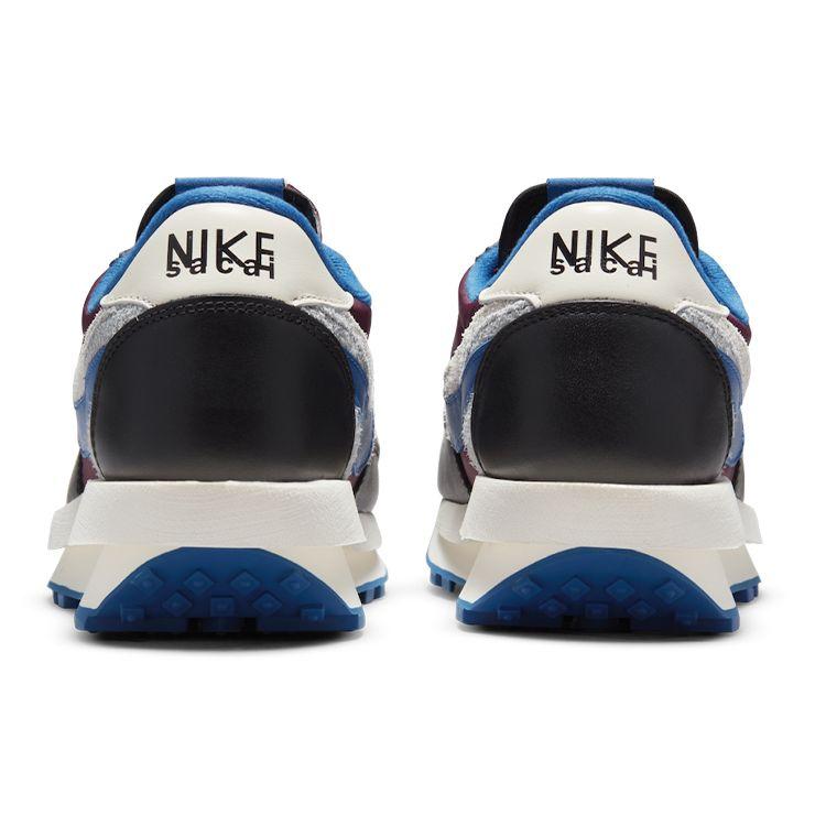 Sacai x Undercover x Nike LDWaffle Night Maroon Team Royal Unisex-Sneaker Rot Blasselfenbein Grundgrau DJ4877-600