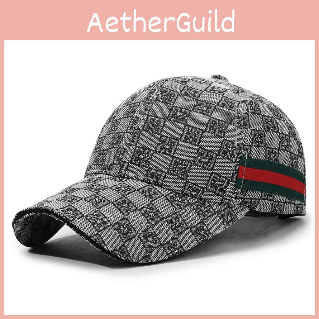 Polyester Geometric Baseball Cap With Digital Print Design For Outdoor Sun Protection