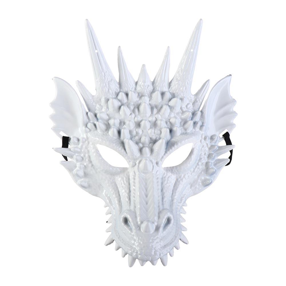 For Men Face Mask Halloween New Year Decoration Dinosaur Party Accessories Anime Mask Dragon Mask Masquerade Cosplay Prop