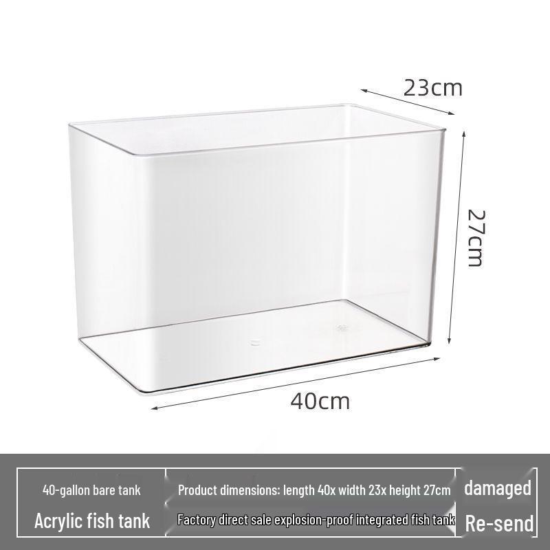 Acrylic High-Definition Fish and Turtle Tank for Living Room 