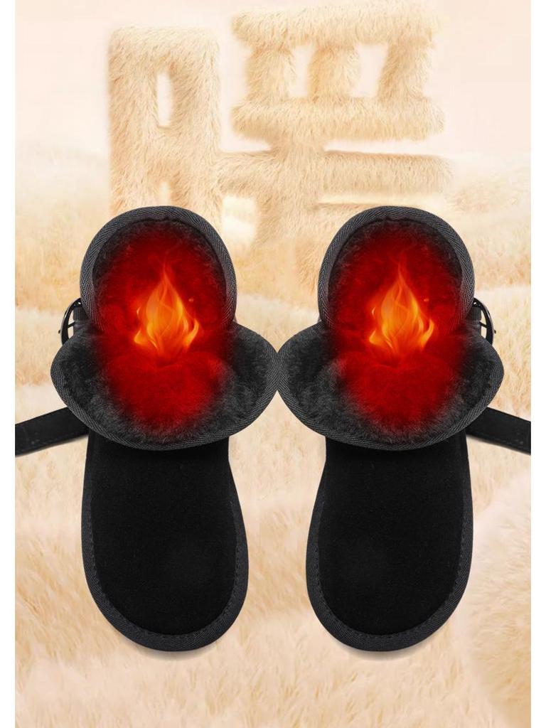 2025 Winter Children's Slip-On Snow Boots, Plus Velvet, Thickened, Soft Sole - Boys & Girls