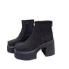 Crystal Platform Ankle Boots Women High Heels Luxury Shoes Woman 2025 Trend Winter Goth Fashion Snow Motorcycle Botas De Mujer