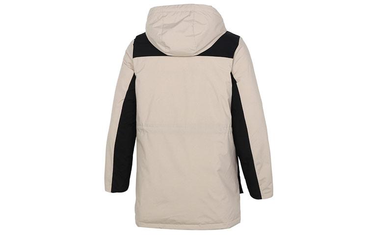 Li Ning Badminton Collection Down Jackets Men's Coast Gray Hooded Moderate Other AYMR111-1