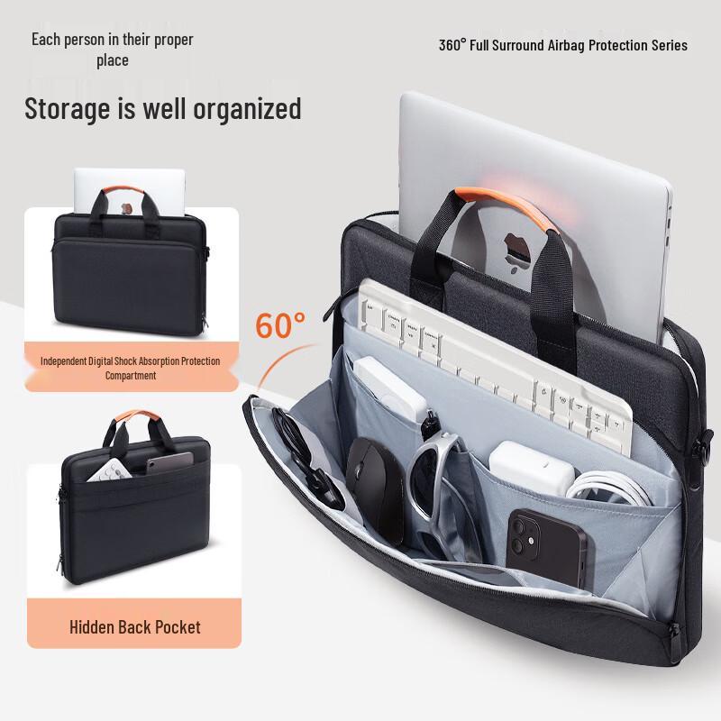 Li Shen Shockproof Commuter Laptop Bag