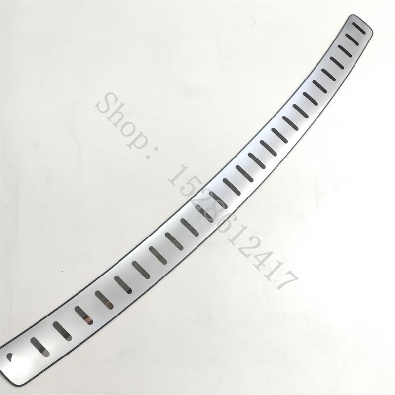 For VW/Volkswagen Sharan 2012~ Car Accessories Stainless Steel Car Door Rear Bumper Protector Sill Trunk Tread Plate Trim