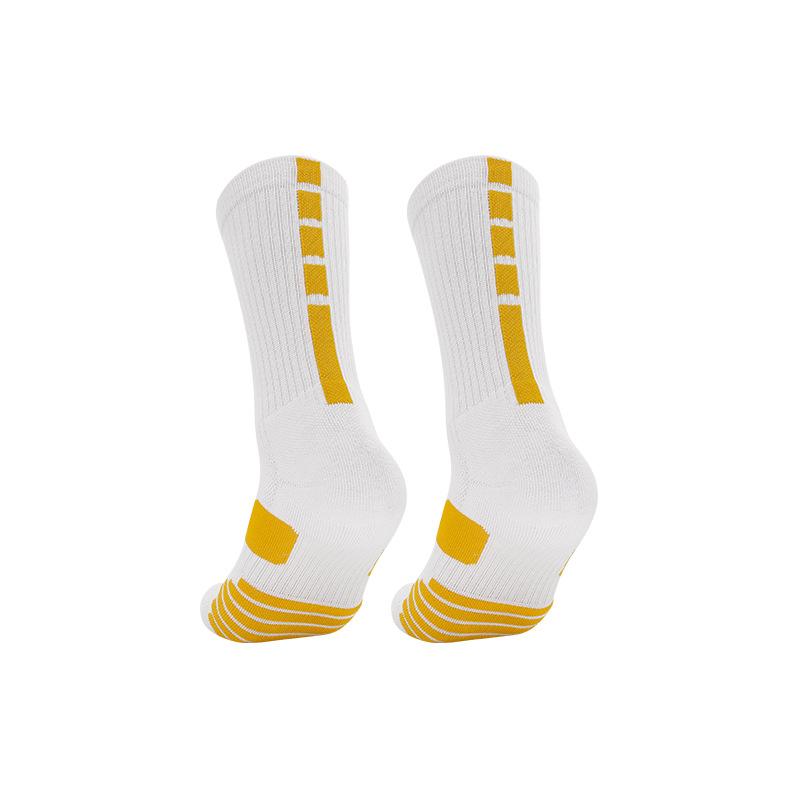 Professional Basketball Socks Non-Slip Elite High-Top Towel Bottom Actual Combat Sports Socks Breathable Medium Tube Training Socks
