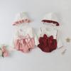 Autumn Newborn Baby Girl One-Piece Romper – Princess Design for 100-Day Celebration, Spring & Fall Wear
